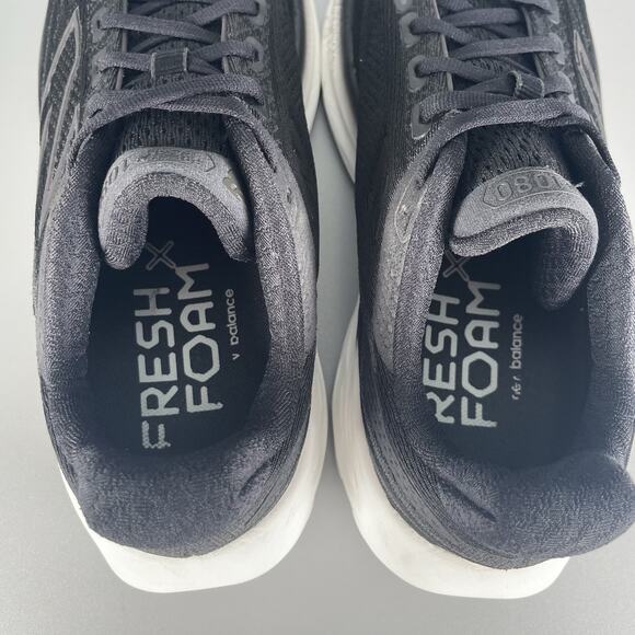 New Balance Fresh Foam X 1080 V13 Womens Size 9.5 B Black Running Shoes Sneakers - Picture 8 of 11